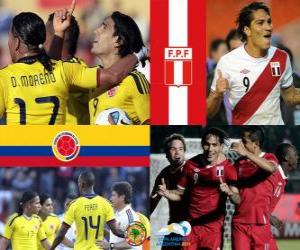 yapboz Kolombiya - Peru, çeyrek finalde, Arjantin 2011